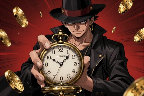 Don mit Taschenuhr f&uuml;r den Tuesday Reload Bonus mit Freispielen